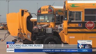 SISD rolls out new electric busses for school year [upl. by Enninaej285]