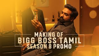 The Crew Behind Bigg Boss Tamil Season 8 Promo  VJStheBBhost  VijaySethupathi  Making Full Video [upl. by Pinto]