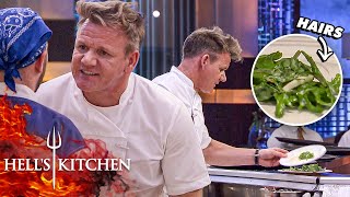 Chef Ramsays Fuming as Customer Finds Two Hairs in Her Salad  Hells Kitchen [upl. by Idnir]