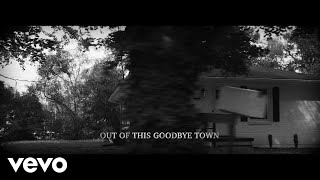 Aaron Lewis  Goodbye Town Lyric Video [upl. by Airdnna]