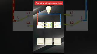 How To Connecting 3 ways switch Double electrical electical autocadelectrical [upl. by Fabiolas]