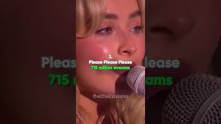 Top 5 Most Streamed SABRINA CARPENTER songs on Spotify sabrina espresso shorts [upl. by Lurette395]