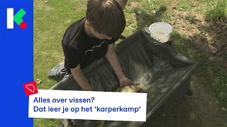 Leren vissen op een echt quotkarperkampquot [upl. by Lecirg]