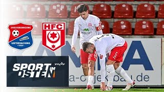 Hallescher FC veliert nach schwacher Vorstellung in Unterhaching  MDR aktuell 2145 Uhr  MDR [upl. by Dammahum]