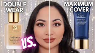 ESTEE LAUDER DOUBLE WEAR VS MAXIMUM COVER FOUNDATION  Review amp 12 Hour Wear Test  Kirsty Lo [upl. by Neurath]