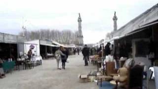 Foire à la brocante place des Quinconces Bordeaux [upl. by Knapp973]