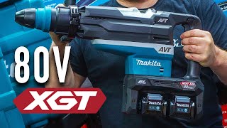 FIRST LOOK New 80V Makita XGT Rotary and Demolition Hammer Drills [upl. by Kally]