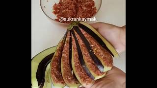 Şükran Kaymak  Patlıcandan YELPAZE KEBABI tarifi [upl. by Saudra]