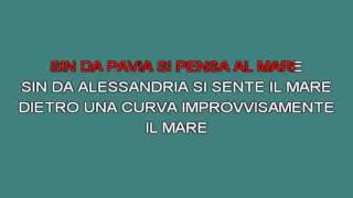 Questi posti davanti al mare Fossati Ivano karaoke [upl. by Sinclair]