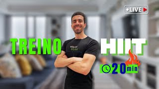 Treino Hiit para EMAGRECER  Live treino completa [upl. by Unam470]