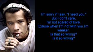 One Direction  Strong Lyrics  Pictures [upl. by Eillehs]