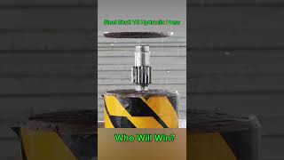 Steel Shaft VS Hydraulic Press hydraulic [upl. by Cal]