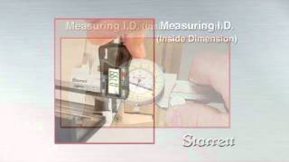 Starrett Four Ways to Measure with a Slide Caliper [upl. by Attenev]