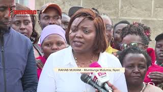 MPs Rahab Mukami Wandeto Njoroge Wainaina na Gachoki Gitari gucenjia murugamo wa kuhagura Gachagua [upl. by Elfrida]