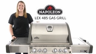 Napoleon LEX 485 Gas Grill Review  BBQGuyscom [upl. by Ursi837]