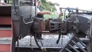 HD Coupler Action  The Strasburg Railroad Strasburg PA [upl. by Dercy532]