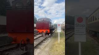 Steamer runs round its train at the EVR HERITAGE RAILWAY WIRKSWORTH [upl. by Diba]