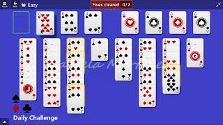 Microsoft Solitaire Collection  FreeCell Easy  March 26 2015  Daily Challenges [upl. by Steel]