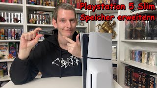 Playstation 5 Slim Speicher erweitern SSD  Deutsch [upl. by Wald]