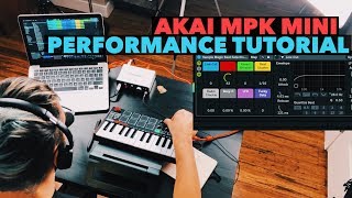 AKAI MPK Mini amp Ableton Live Performance Tutorial [upl. by Oler74]