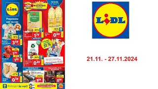 Lidl katalog SI  2111  27112024 [upl. by Henka]