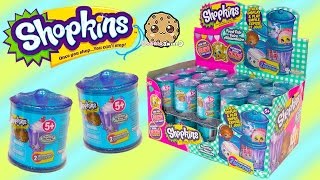 Shopkins Food Fair Candy Jar Blind Bag Box Unboxing Season 1  2  3 Exclusive Colors Video [upl. by Dorelle]