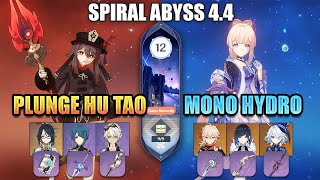 C1 Hu Tao x C0 Kokomi  New Spiral Abyss 44  Genshin Impact  Floor 12 9 Stars [upl. by Aivatan]