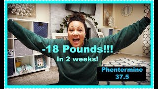 Lost 18 pounds in 2 weeks Weight Loss Update  Phentermine [upl. by Rebhun]