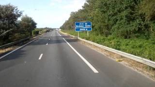 Video 0297 acidente na A 63 Bordeaux [upl. by Eilzel]