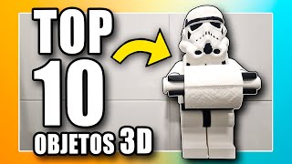 💥TOP 10 OBJETOS ÚTILES💥Para Imprimir 3D DESDE CASA🔝Feat Hellbot Magna ¡¡🌎SORTEO INTERNACIONAL [upl. by Hazmah]