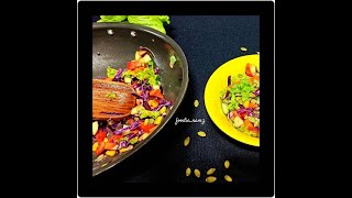 Salad dressing recipe Healthy mix vegetable Salad Olive oil dressing purenutrition saladdressing [upl. by Neelrahs]