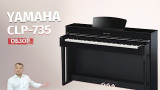 💥Обзор Yamaha Clavinova CLP 735  Хороший инструмент [upl. by Queen]