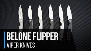 Viper Knives Belone Vox M390 Flipper Overview [upl. by Sudbury]