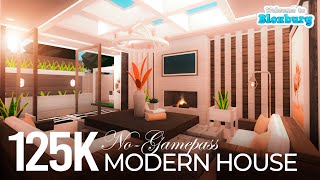 Cozy Modern House  NoGamepass  Welcome to Bloxburg [upl. by Carmela278]