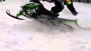 Jackson hill climbs 2012 Arctic Cat HCR TURBO [upl. by Ylellan54]