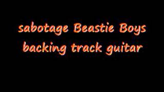 sabotage Beastie Boys backing track guitar [upl. by Uphemia]