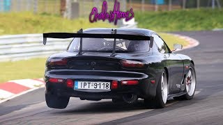 Mazda RX7 FD vs Honda S2000  Nürburgring Nordschleife Battle [upl. by Hollington411]