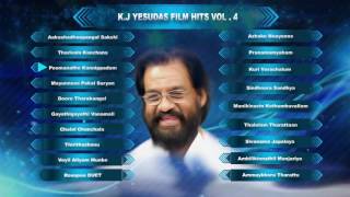 K J Yesudas Malayalam Hits  Malayalam Songs  Full Audio Jukebox Vol4 [upl. by Geilich453]