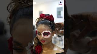 Fancy Make up එකට Match වෙන Hairstyle එක [upl. by Selia111]