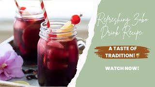 Refreshing Zobo Drink Recipe A Taste of Tradition 🌺🍹 [upl. by Ahseiyt]