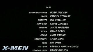 XMen 2000 End Credits [upl. by Bethel]