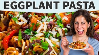 Eggplant Pasta Pasta alla Norma  Easy Pasta Recipe [upl. by Anide]