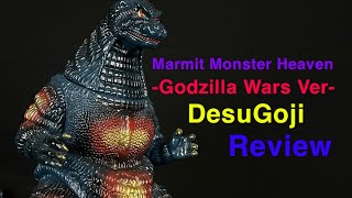 Marmit Monster Heaven Giant 15” Godzilla 1995 DesuGoji Godzilla Wars Version Sofubi Review [upl. by Weig]