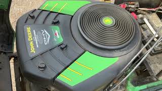 John Deer LA120 Riding Lawn Mower  Repocast [upl. by Annais]