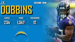 LOS ANGELES CHARGERS JK Dobbins ᴴᴰ [upl. by Baruch]