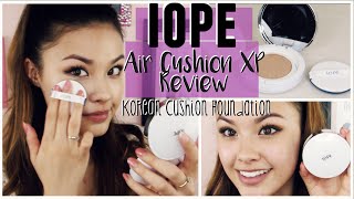 First Impressions ♥ IOPE Air Cushion Foundation XP N23 Review [upl. by Nezah]