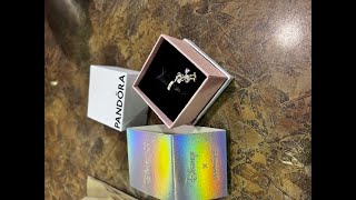 Last Pandora Disney 100 Charm Unboxing Mickey Mouse in Silver 14kt and Pandora Diamond [upl. by Arbmik273]