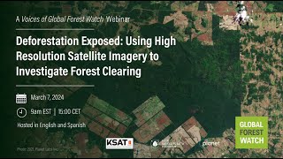 Deforestación al descubierto uso de imágenes satelitales para investigar la tala de bosques [upl. by Dionis302]