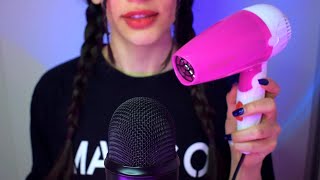 asmr Hairdryer white noise Stereo sound to relaxing [upl. by Enytnoel]