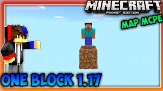 CARA DOWNLOAD DAN BERMAIN MAP ONE BLOCK MODPACK DI MCPE VERSI 117 [upl. by Susumu225]